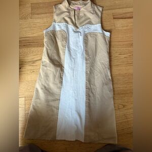 Lilly Pulitzer Beige Sleeveless Dress